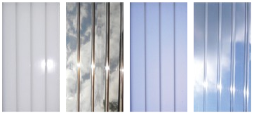 Exemples de teintes d'acrylique pour le toit garanti 20 ans